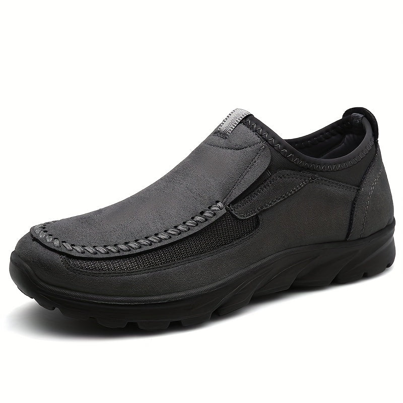 Men's Vintage Loafers Comfy Slip-On Walking Shoes