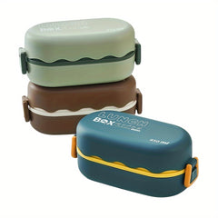 Large Capacity Double Layer Bento Box Thermal Lunch Box for Students