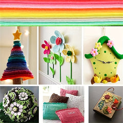 40pcs Felt Fabric Craft 20 X 30 Cm Panels Non Woven Sewing Projects