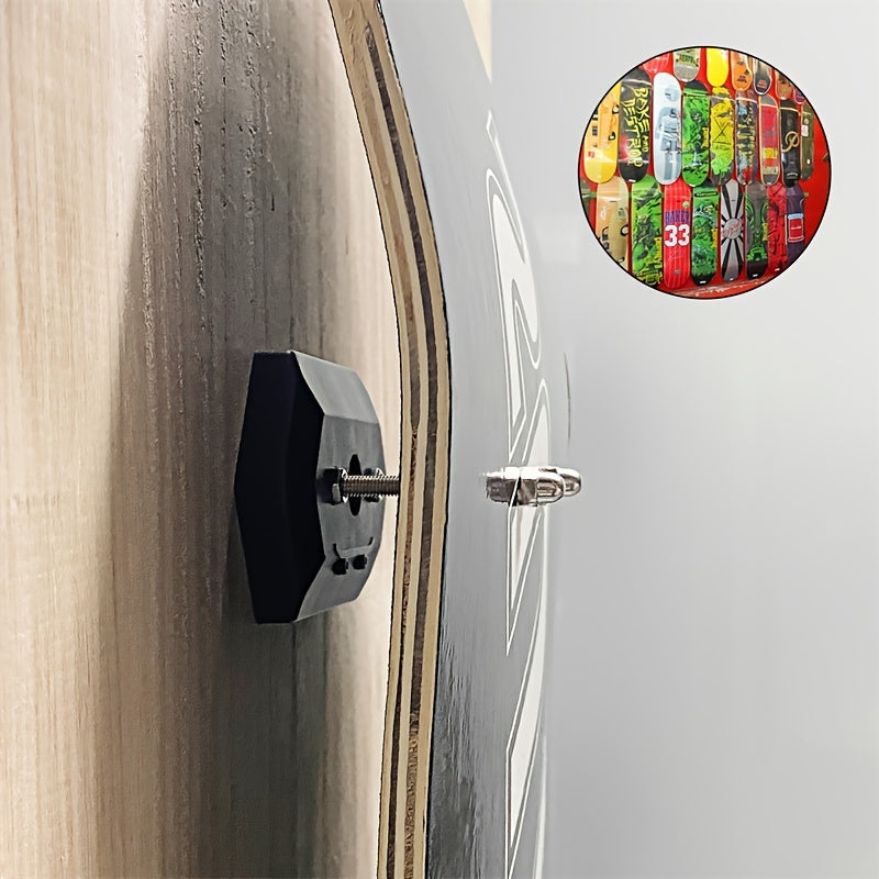 Skateboard Wall Mount Hangers for Deck Display & Storage