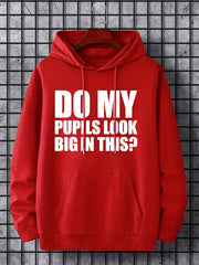 Men's Letter Print Hoodie Outdoor Sweatshirt