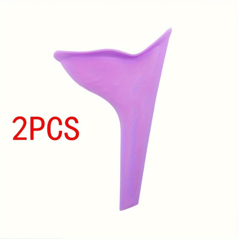 2pcs Women's Emergency Portable Urinal Outdoor Standing Toilet
