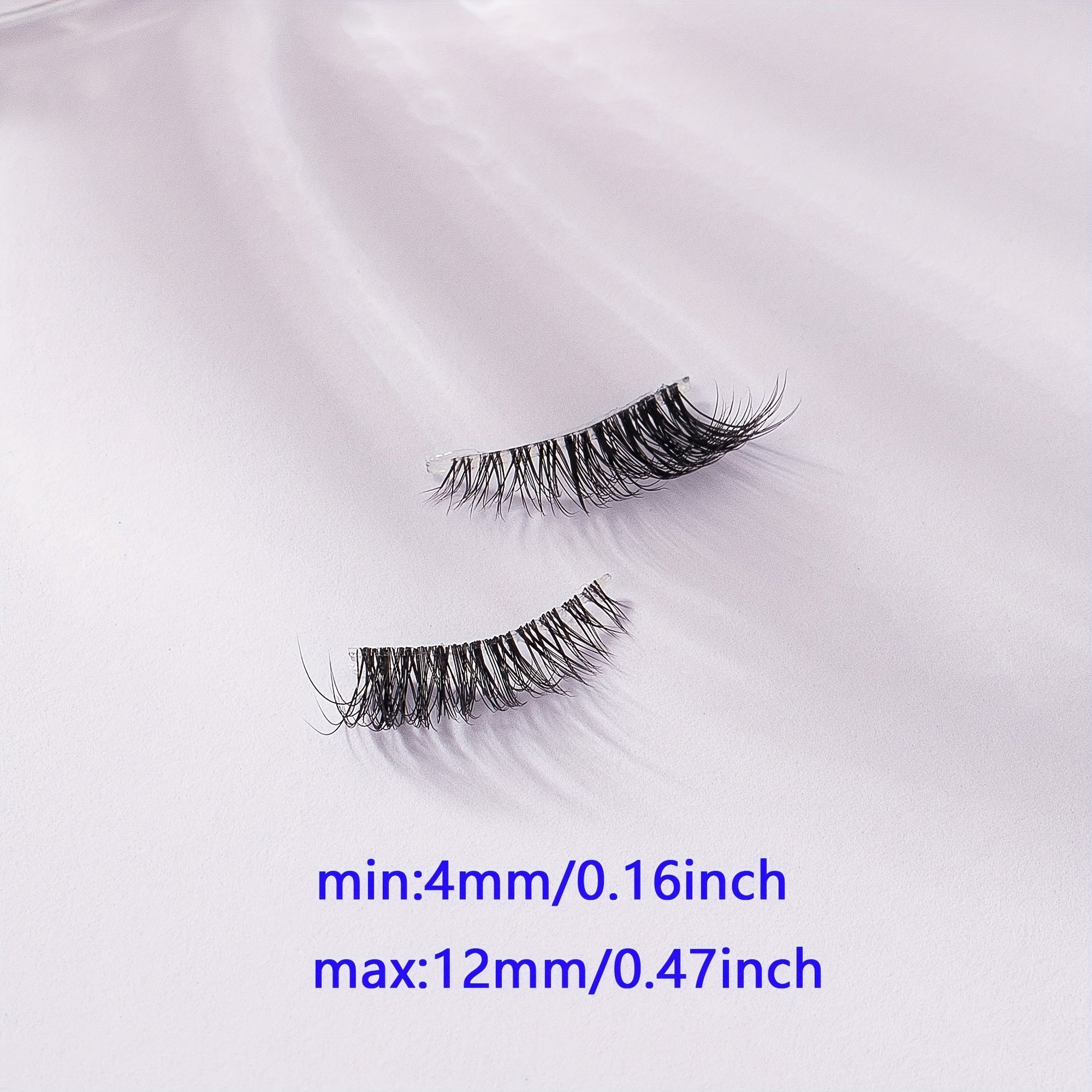 7 Pairs Transparent Terrier Faux Mink Natural COS Eyelashes
