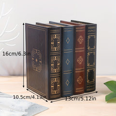 Retro Wooden Storage Box Handicraft Decor