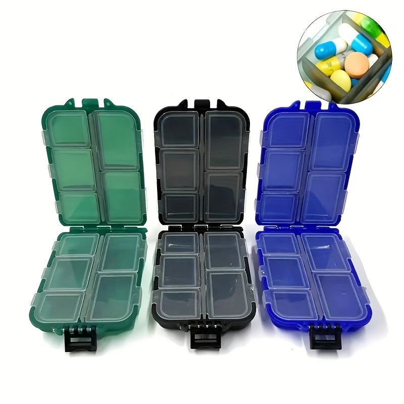Travel Pill Box Organizer for Outdoor Camping