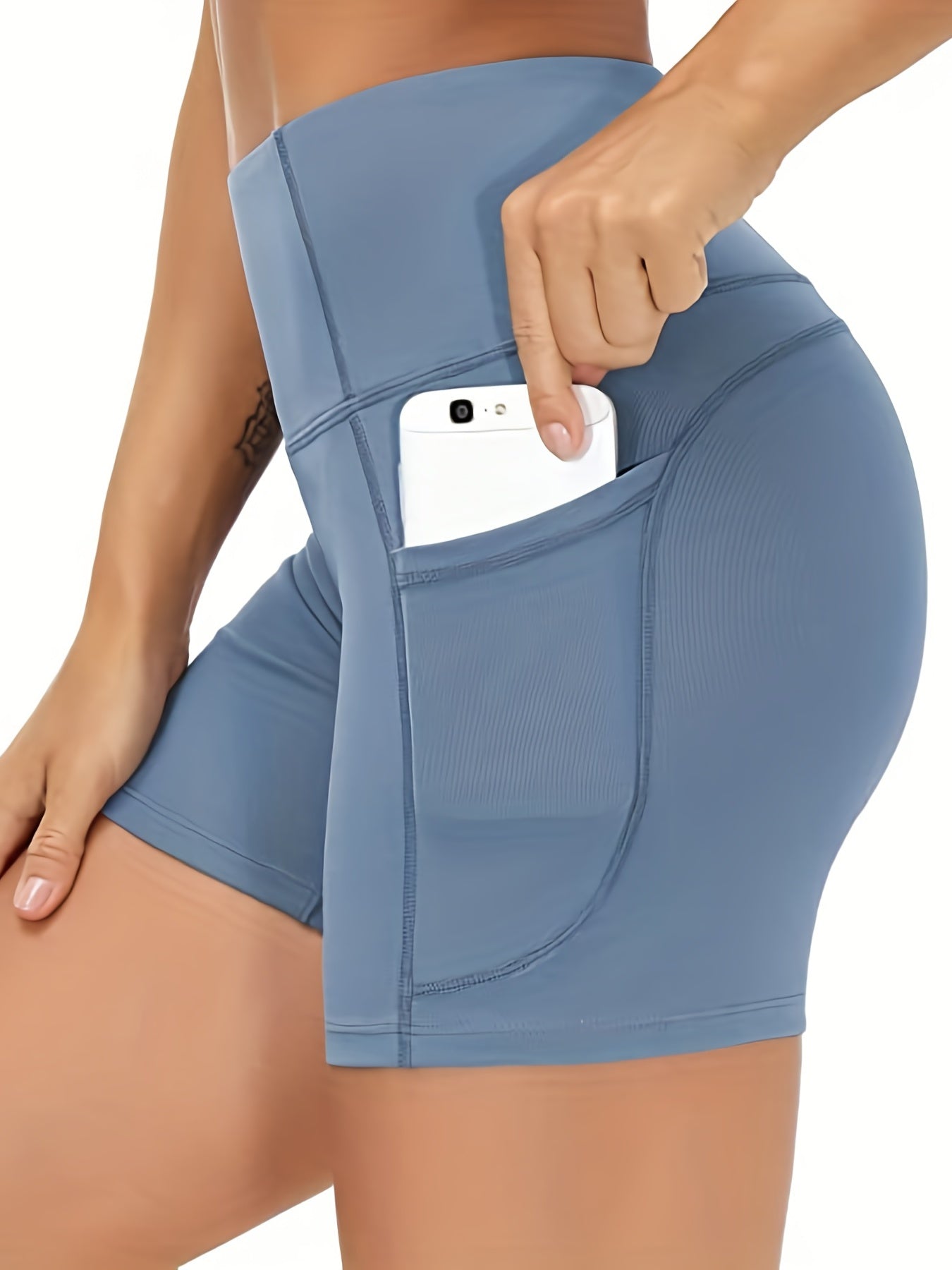 High Waist Butt Lifting Yoga Tight Shorts Sports Fitness Yoga Running Shorts