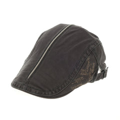 Outdoor Cotton Peaked Cap Embroidery Beret Hat