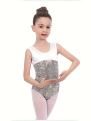 Sleeveless Ballet Leotard Romper for Dance Performance