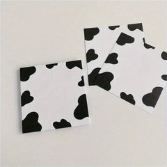 50 Sheets Cow Sticky Note Book Non-Sticky Style Tearable Hand Account Material
