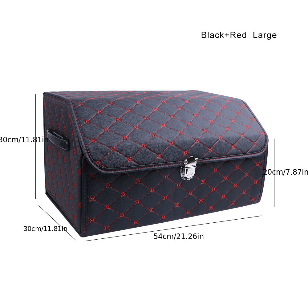 Folding Shoe Storage Box Car Trunk Bag Organizer