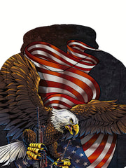 Eagle 3D Print Hoodie Men Graphic Loose Hooded Pullover Mens Clothing