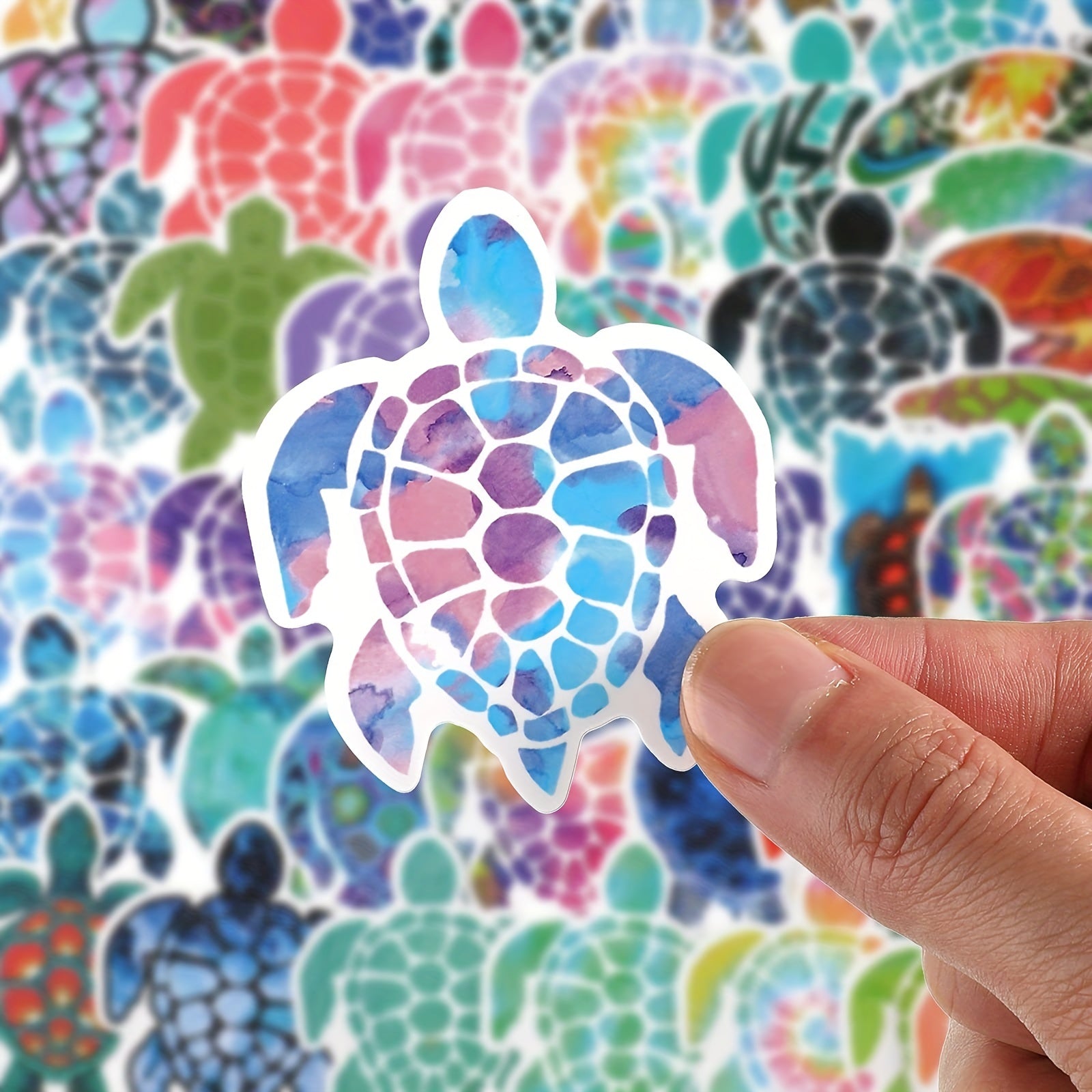 Summer Sea Turtle Stickers Waterproof Vinyl Decal DIY Ornament Laptop Mot