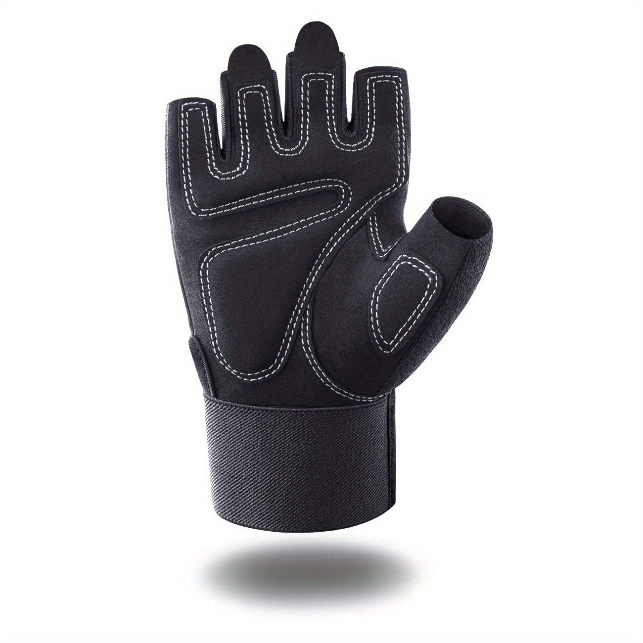 Sports Gloves with Wrist Wrap Support for Weightlifting Training
