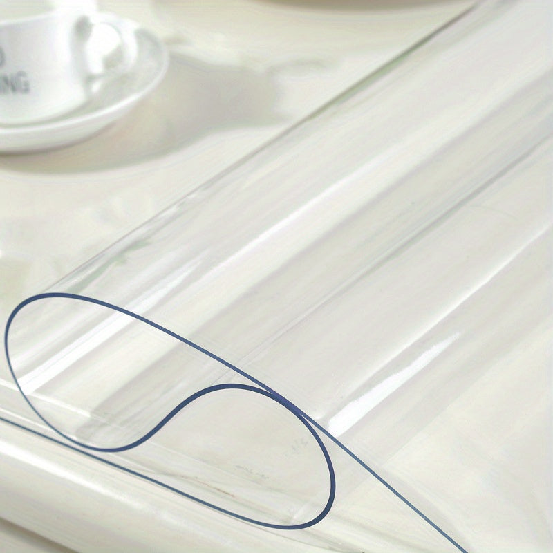Eco Friendly Transparent PVC Tablecloth Waterproof Heat Resistant