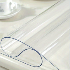 Eco Friendly Transparent PVC Tablecloth Waterproof Heat Resistant