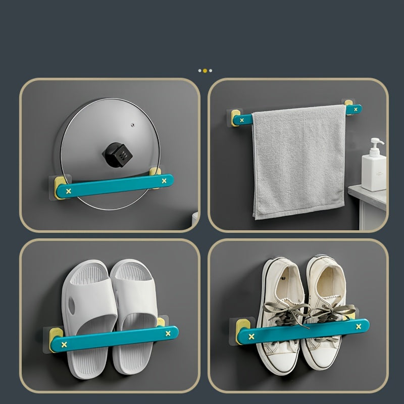 Bathroom Slipper Rack Wall Toilet Shoe Storage Shelf