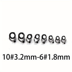 40pcs Rod Tips Repair Kit Stainless Steel Fishing Tackle Freshwater