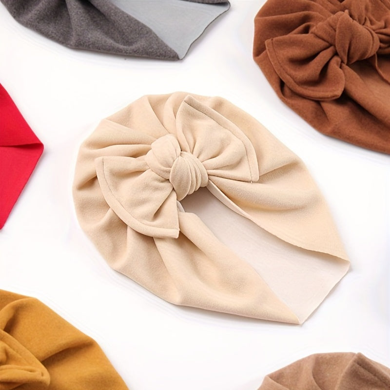 Kids Imitated Cashmere Square Bow Hat