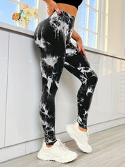 High Waist Tie Dye Yoga Leggings: Slimming and Comfortable Activewear