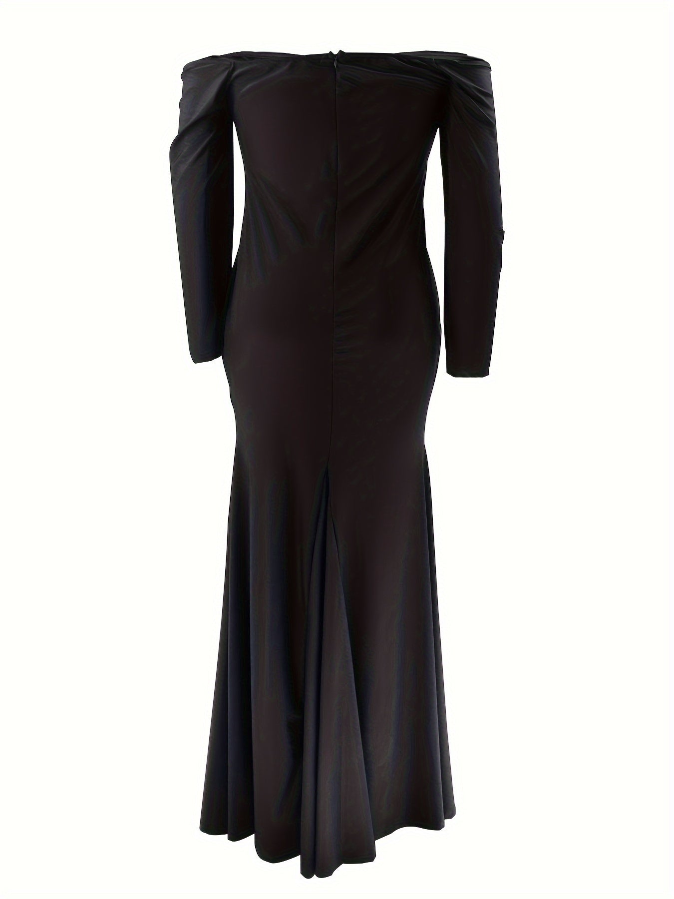 Women's Plus Off Shoulder Mermaid Maxi Dress
