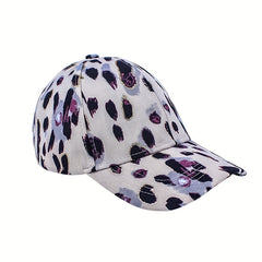 Leopard Baseball Cap Outdoor Sports Cap Men Women Sunscreen