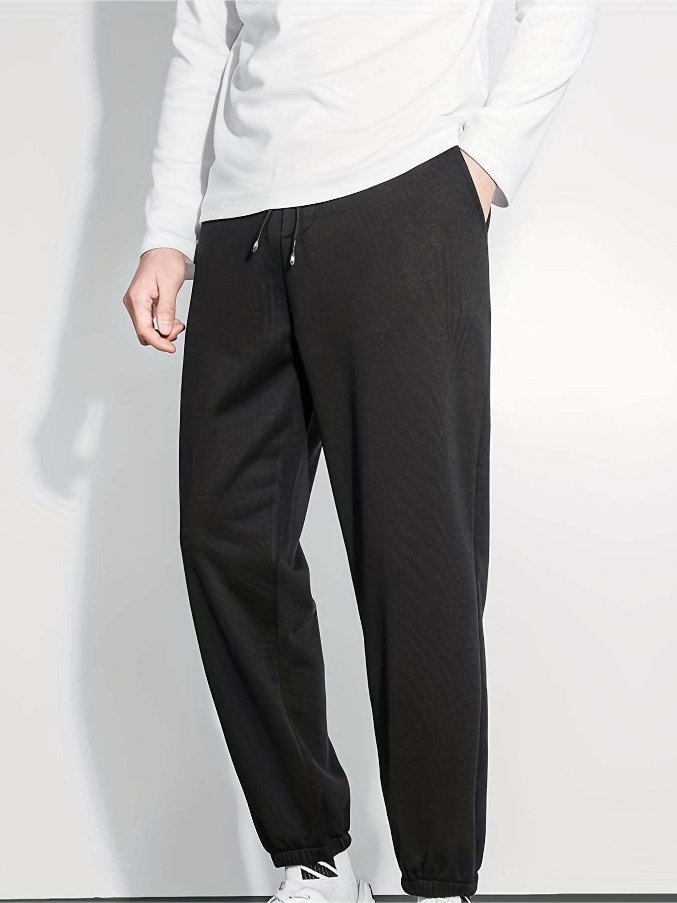 Classic Joggers Men s Casual Solid Drawstring Pants