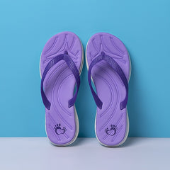 Women's Soft Sole Flat Flip Flops Beach Slides Shoes Casual Outdoor Slippers