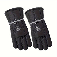 Winter Fleece Lined Waterproof Touch Screen Gloves for Women Men