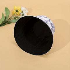 Sunshade Sunscreen Double-sided Bucket Hat for Adult
