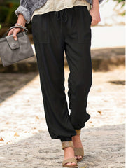 Drawstring Waist Jogger Pants for Women