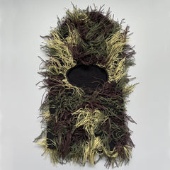 Camouflage Windproof Knitted Head Cover Woolen Hat