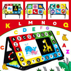 Kids' Recognition Mirror Cloth Book - High Contrast Patterns