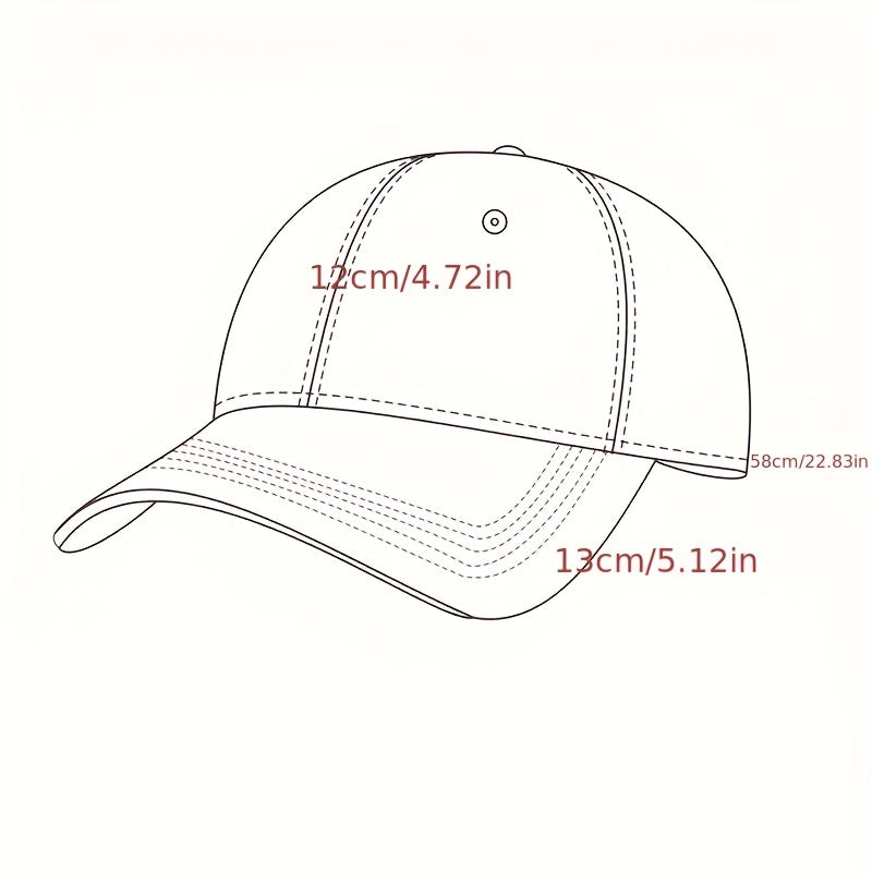 Embroidery Baseball Cap Unisex Solid Dad Hats Lightweight Sun Hats