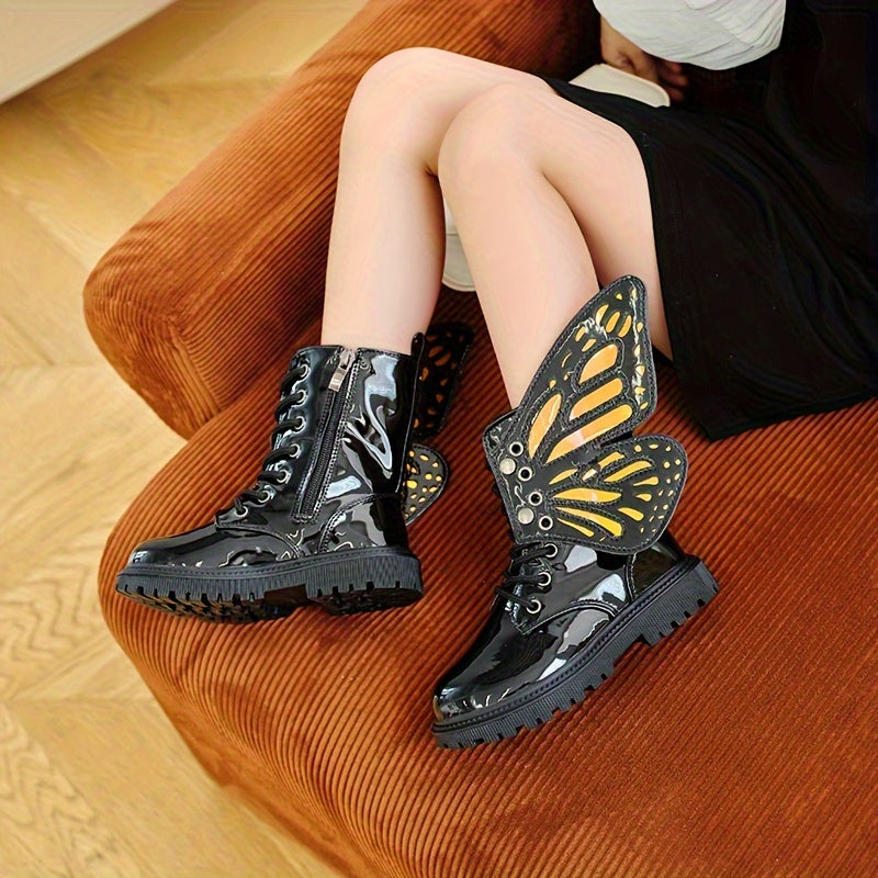 Butterfly Boots For Girls Comfortable Non slip Boots For Party