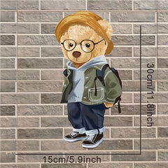 Cartoon Anime Teddy Bear Sticker for Decoration