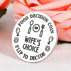 Funny Destiny Flip Coin Gift For Men Women Valentines Anniversary Birthday