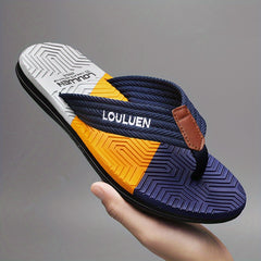 Men's Arch Support Flip Flops Lightweight Beach Sandals