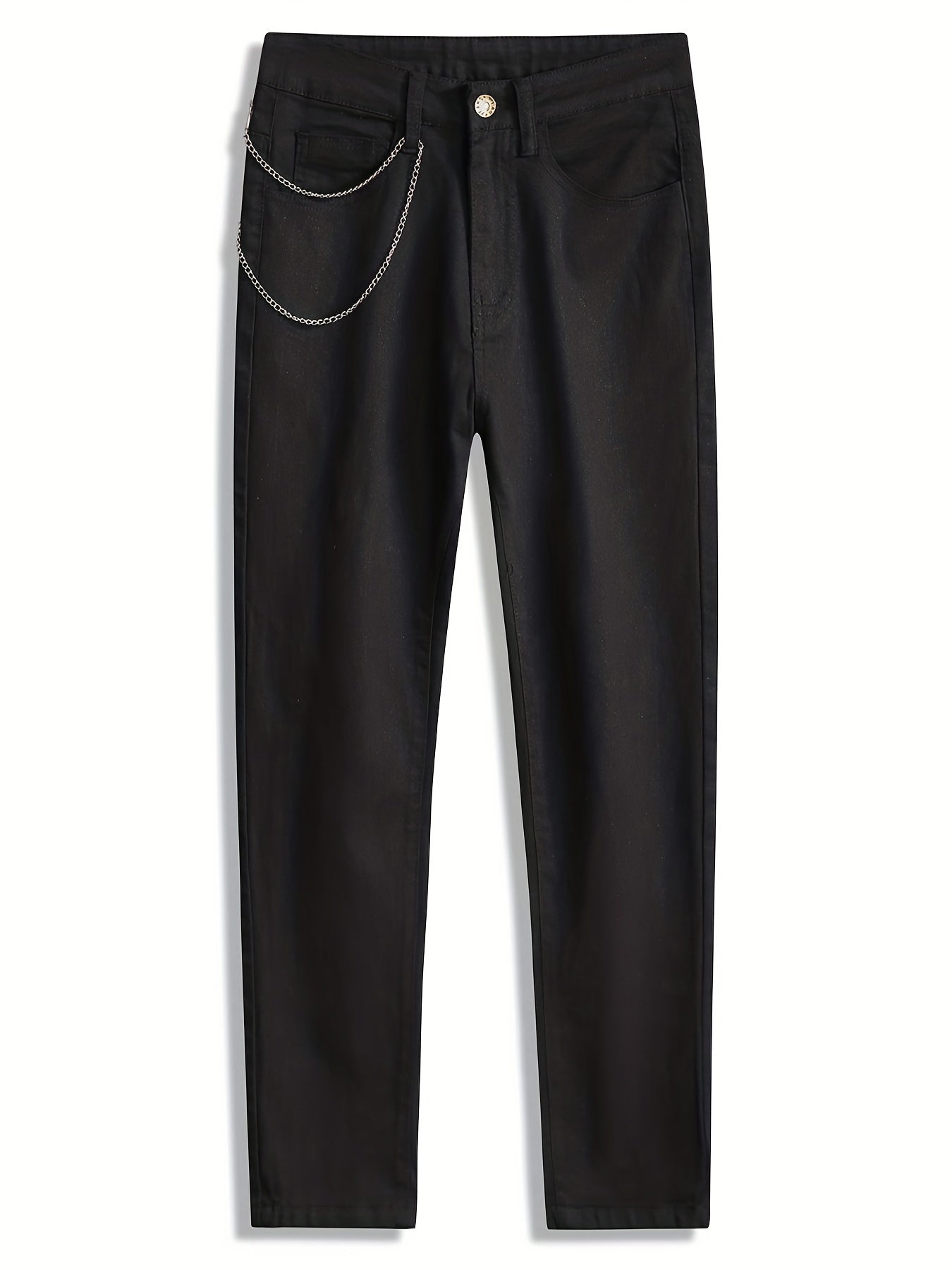 Slim Fit Jeans Mens Casual Stretch Street Style Denim Pants