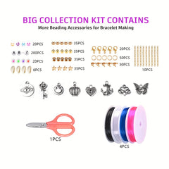 12000pcs DIY Bracelet Charm Kit 120 Colors Polymer Clay Beads for Jewelry Making
