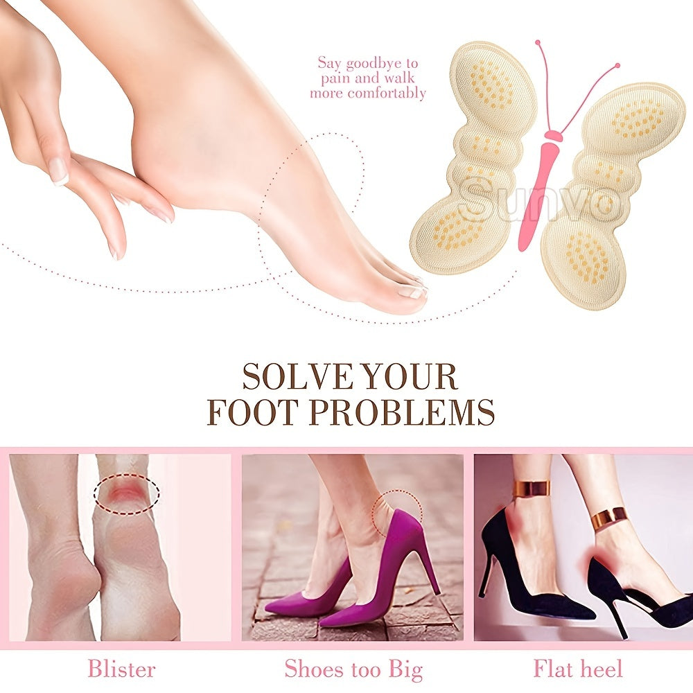 Soft High Heel Pads 4D Protector - Relieve Foot Pain - Prevent Heel Fall