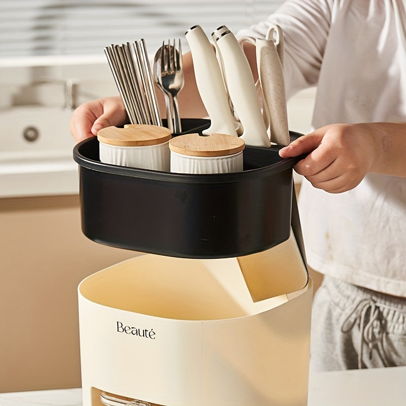 Chopstick Holder Punch Large Capacity Cutlery Storage Organizer