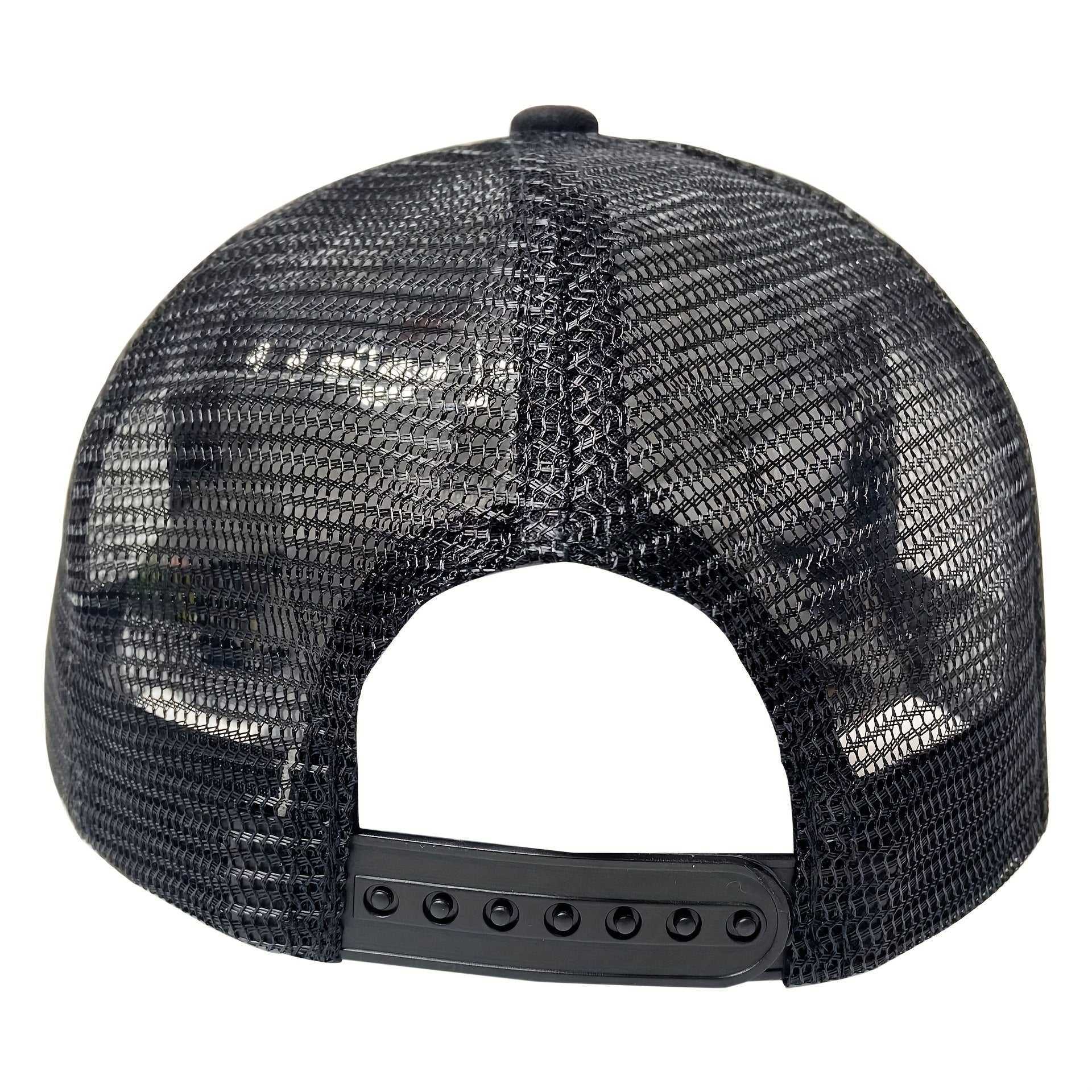 Mesh Embroidery Truck Driver Hat with Bull Embroidery