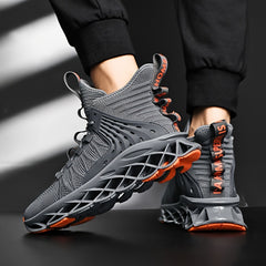 Men's Blade Running Shoes Breathable Lightweight Non Slip Casual Sneakers