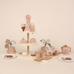 Peach Cheese Tea Dessert Set Play House Toy