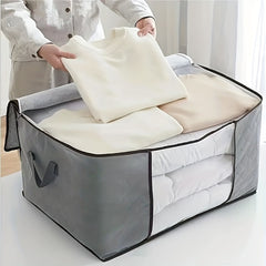 Blanket Storage Bags With Zipper Non Woven Large Organizers