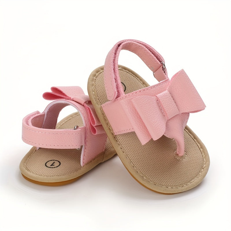 Baby Girls Sandals Lightweight Non Slip Comfy Crib Shoes For Toddlers Summer