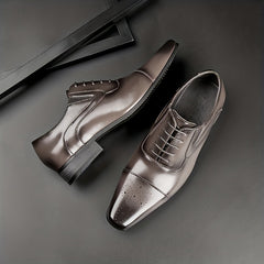 Men's Square Toe Oxford Shoes Non Slip Dress Shoes For Wedding Business