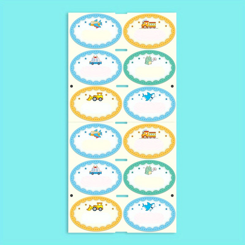 24pcs Boy Custom Name Tag Sticker MEDIUM 4.5x3cm Sewing Clothing Label