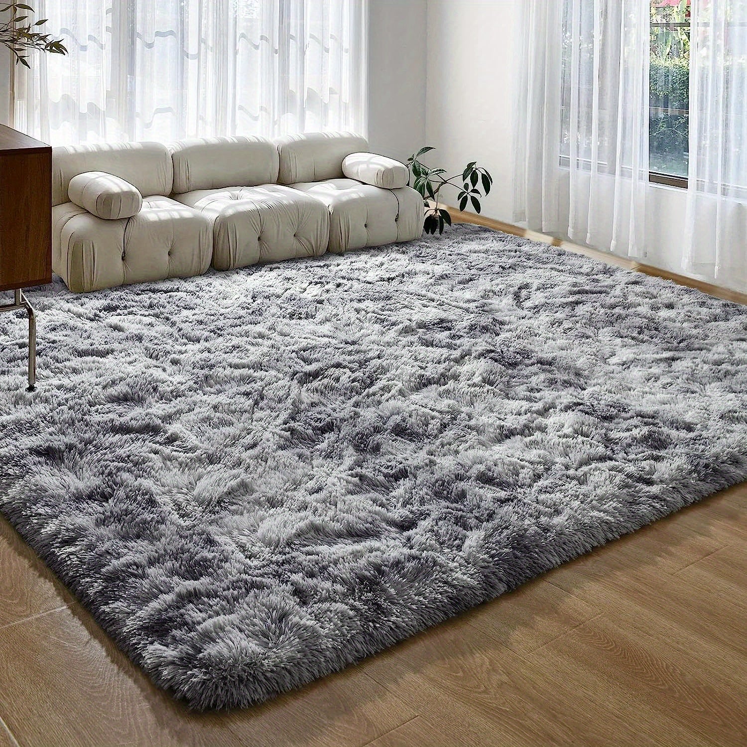 Soft Indoor Rectangle Plush Rug