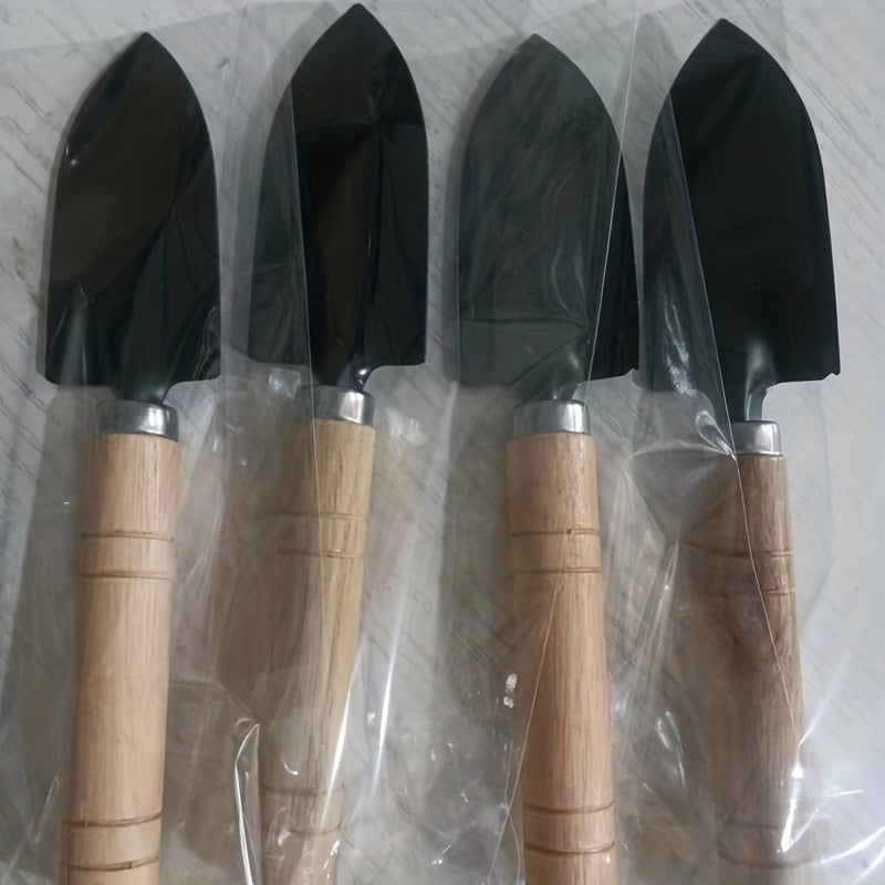 Small Shovel Flower Shovel Garden Shovel Mini Wooden Handle Spade Narrow